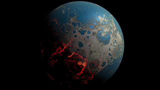 Illustration for article titled Extreme Life Thrived in Hot Asteroid Pit After Dinosaur Extinction, Evidence Suggests
